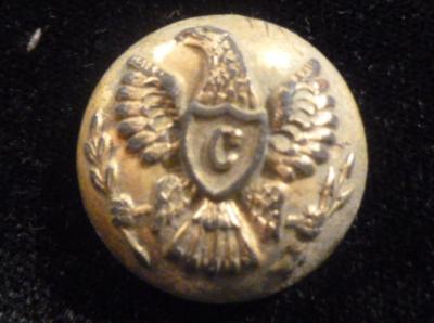 Union Cavalry Button Leavenworth Dug