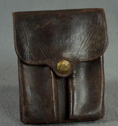 US Pre WWI Leather .45 Magazine Pouch Cavalry 1914