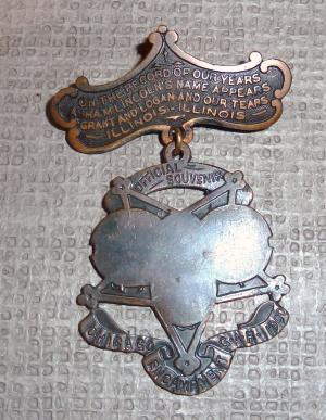 1900 Chicago GAR Encampment Badge