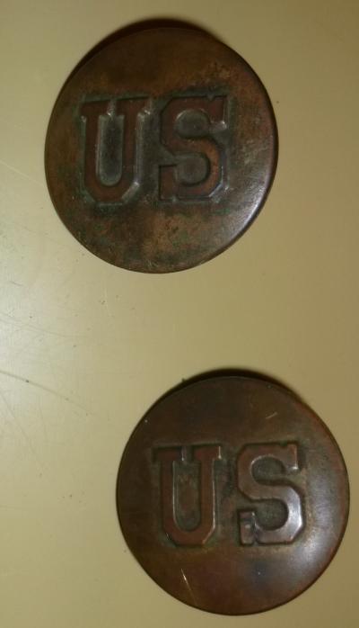 Civil Indian War US Rosettes Pair