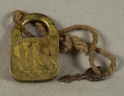 US Army Padlock with Key