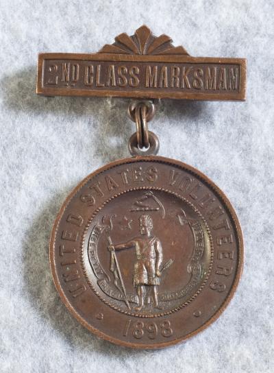Massachusetts 2nd Class Marksman Shooting Medal 98