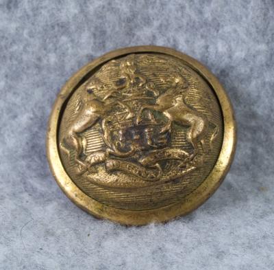 Pennsylvania State Seal Uniform Button Waterbury