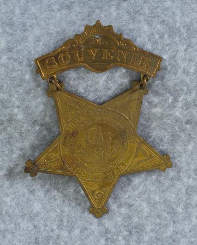 GAR Souvenir Annual Department Encampment Medal