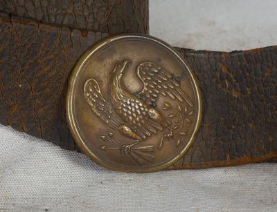 Civil War Union Eagle Breast Plate Buckle & Strap