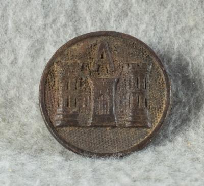 WWI Engineer A Collar Disc Insignia