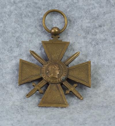 WWI French Croix De Guerre Medal 1914-17