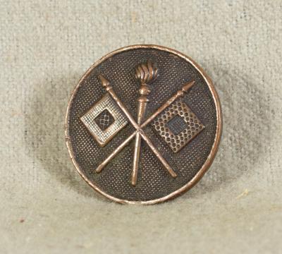 WWI Signals Collar Disc Enlisted