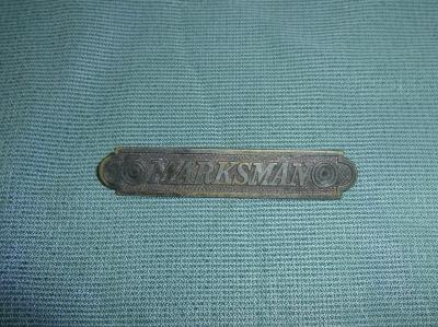 WWI USMC Marksman Badge