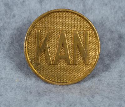 Collar Disk US Kansas Guard 1930s