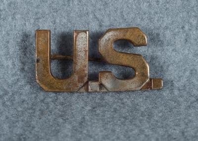 WWI US Officer Collar Pin Insignia