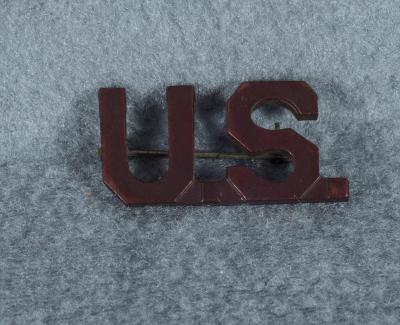 WWI US Officer Collar Pin Insignia