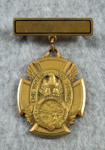 WWI Seneca County Ohio Victory Medal