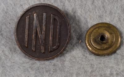 WWI Indiana National Guard Collar Insignia