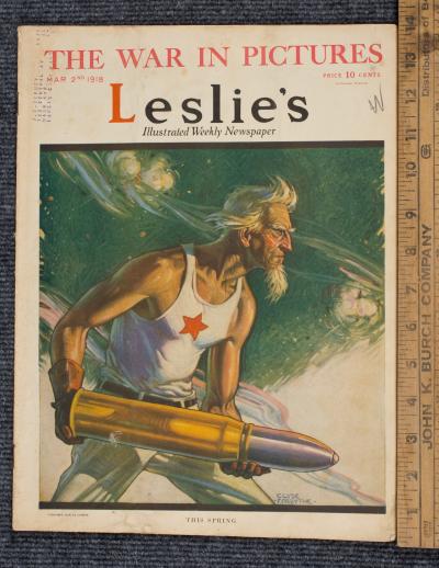 WWI War in Pictures Leslie's Magazine March 2 1918