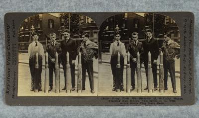 WWI Stereo Card Artillery Rounds