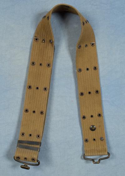 WWI Web Pistol Belt Khaki 