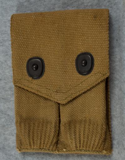 WWI US Army 45 Magazine Pouch With Instructions 