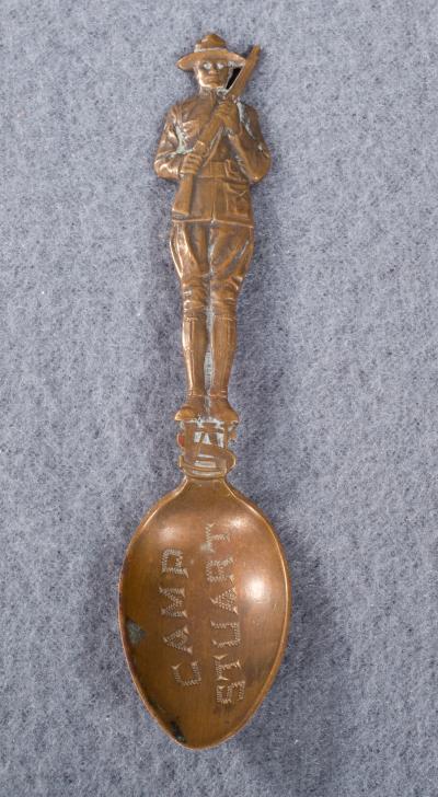 WWI era Soldier Souvenir Spoon Camp Stuart