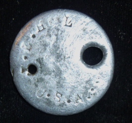 WWI Dog Tag 