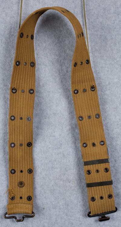 WWI Web Pistol Belt Khaki 