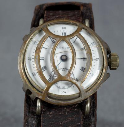 WWI Trench Wristwatch & Shrapnel Guard