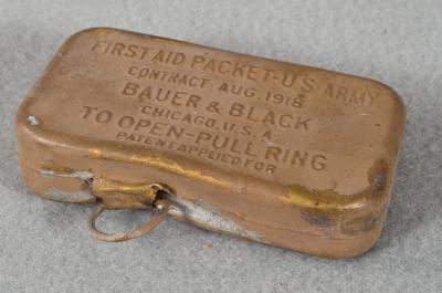 WWI Bauer & Black Bandage Wound Dressing 1918