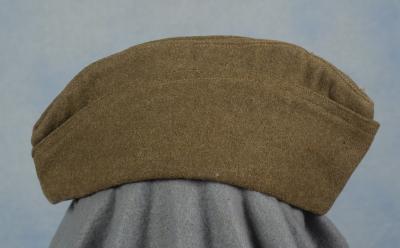 WWI OD Wool Overseas Cap Hat