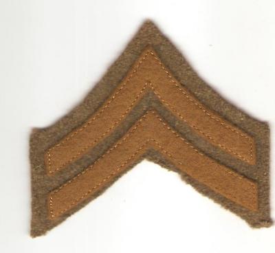 WWI Corporal Rank Patch