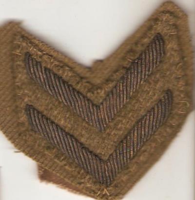 WWI Overseas Stripes Chevron Two