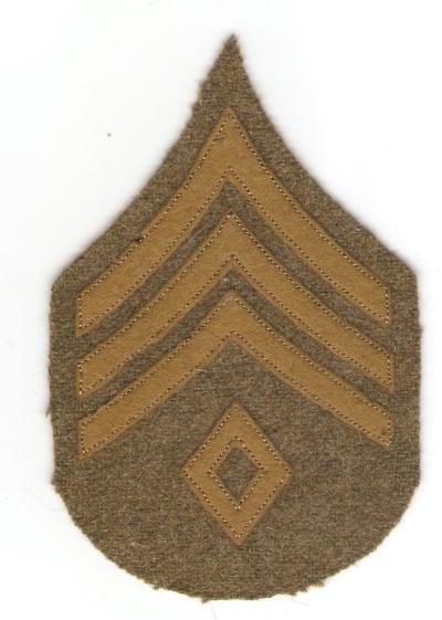 WWI 1st Sergeant Rank Patch