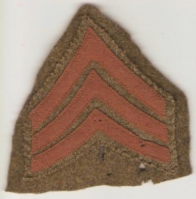 WWI Sergeants Rank Patch