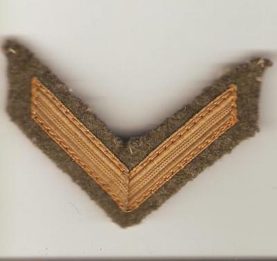 WWI Wound Overseas Chevron