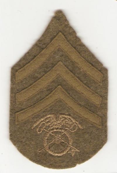 WWI Quartermaster Sergeant Rank Patch