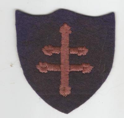 WWI 79th Infantry Division Patch Cross of Lorraine