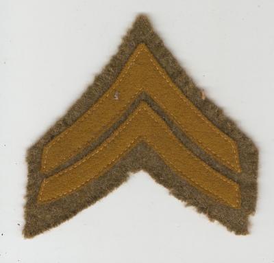 WWI Corporal Rank Patch