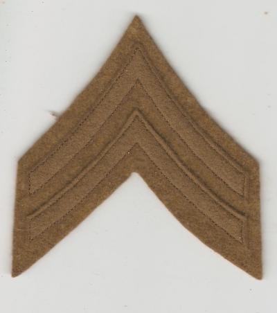 WWI Corporal Rank Patch