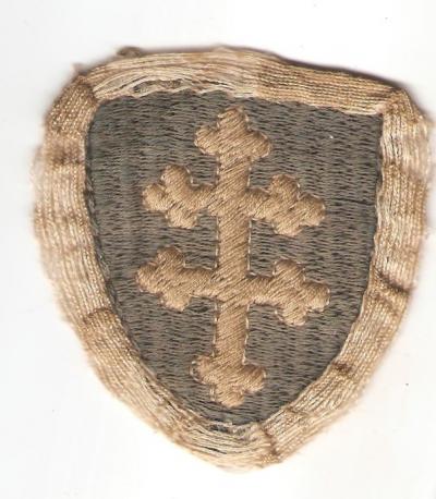 WWI 79th Infantry Division Patch Cross of Lorraine