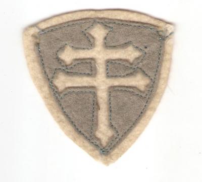 WWI 79th Infantry Division Patch Cross of Lorraine