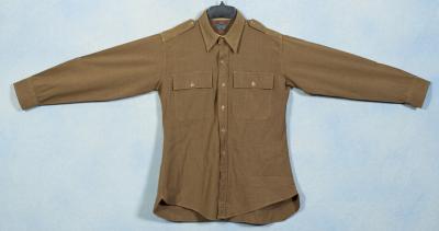 WWII Dark Brown Officers Shirt