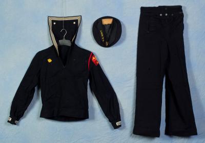 WWII USN Navy Uniform Naval Amphibious Forces