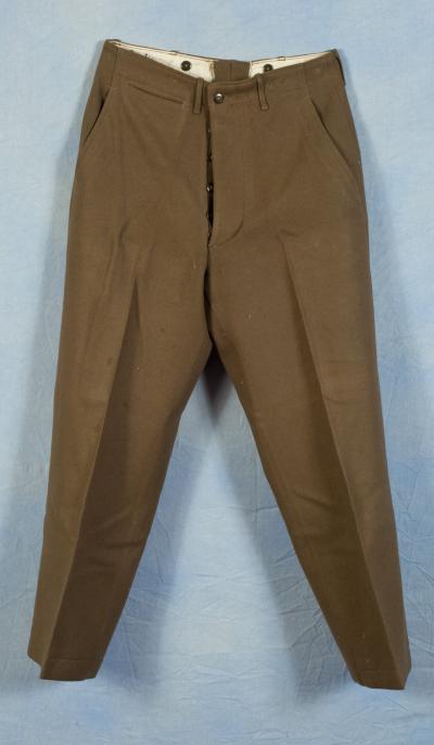 WWII US Army Trousers Pants 34x31