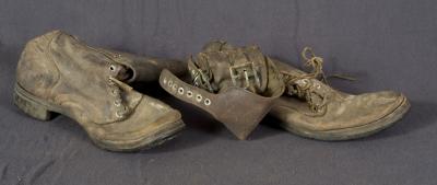 WWII US Army Double Buckle Combat Boots 10D