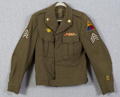 WWII era Ike Jacket 710th Tank Battalion