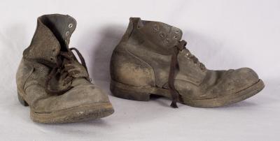 WWII USMC Marine Corps Low Quarter Combat Boots