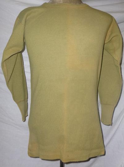 WWII Army Long Sleeve Wool Under Shirt