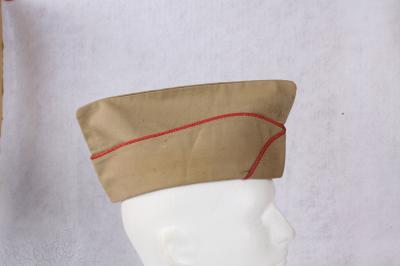 WWII Khaki Artillery Garrison Cap