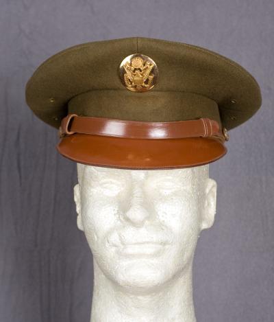 WWII Army Enlisted Visor Cap Hat