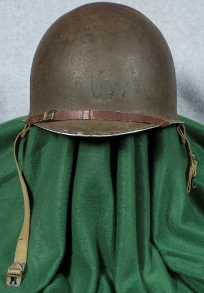 WWII US M1 Helmet Fixed Bale Complete