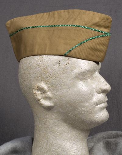 WWII Khaki Armored Garrison Cap 